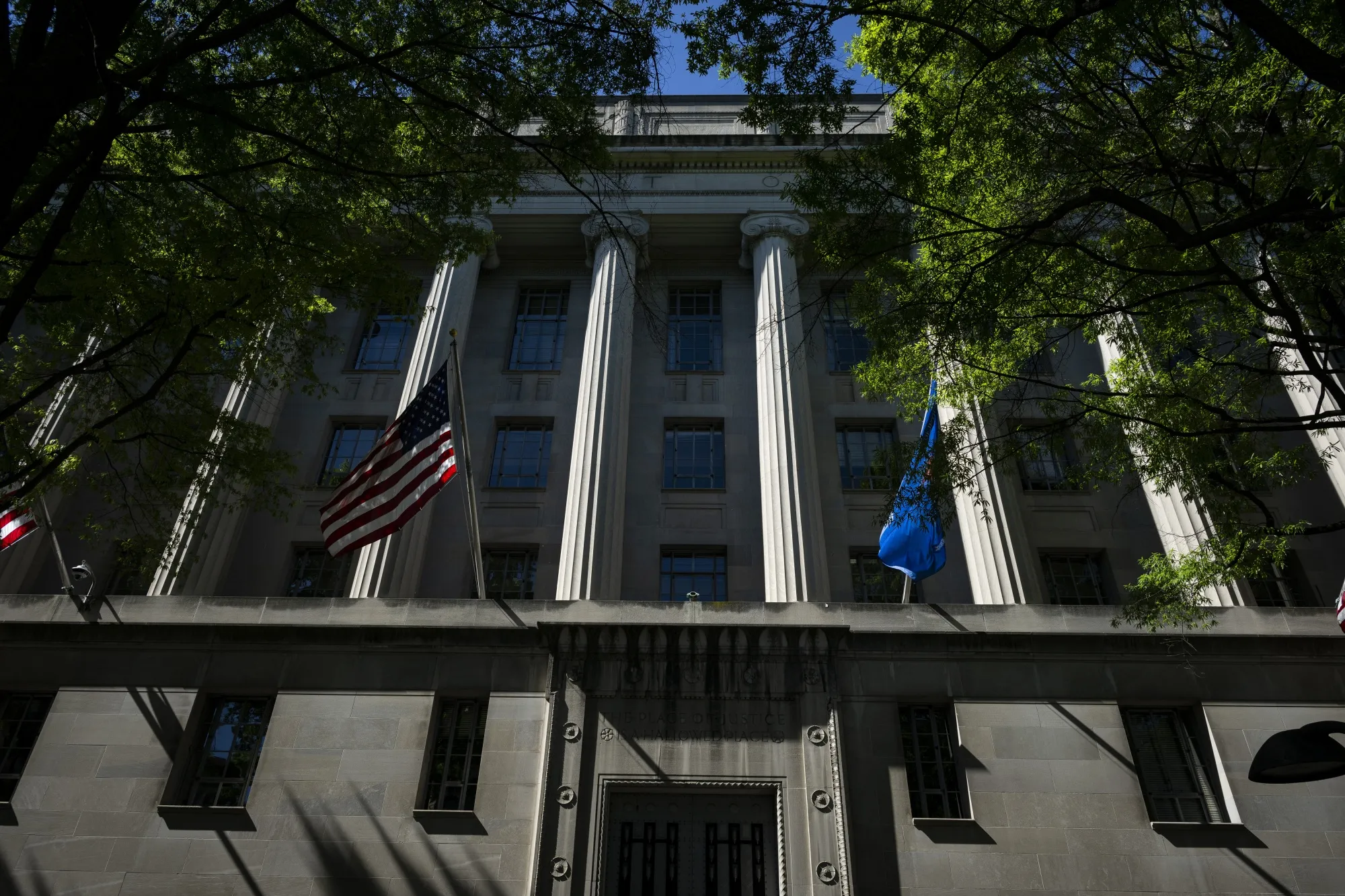 The Department of Justice building in Washington.