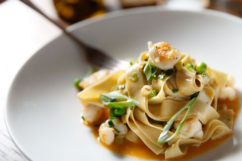 The fresh pasta dishes change frequently. Recently, there was spring vegetables with crawfish in a simple butter sauce.