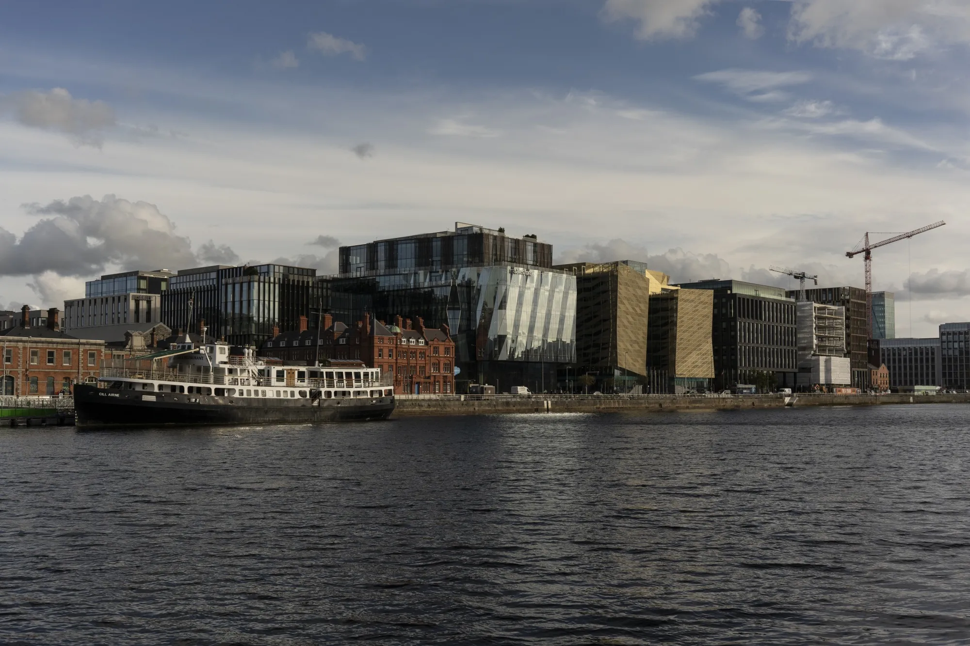 Office buildings in Dublin’s north docks in 2023