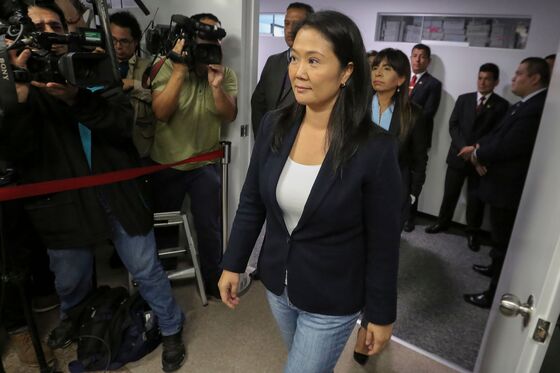 Peru Opposition Leader Fujimori Jailed in Odebrecht Probe