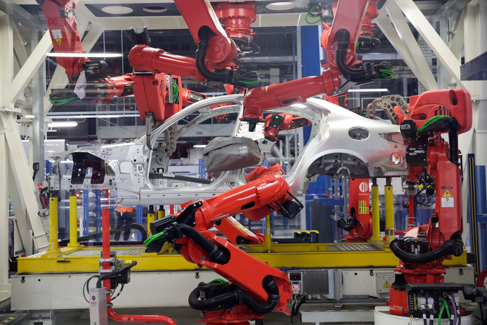 Alfa Romeo Manufacturing At Fiat Chrysler Automobiles NV Assembly Plant