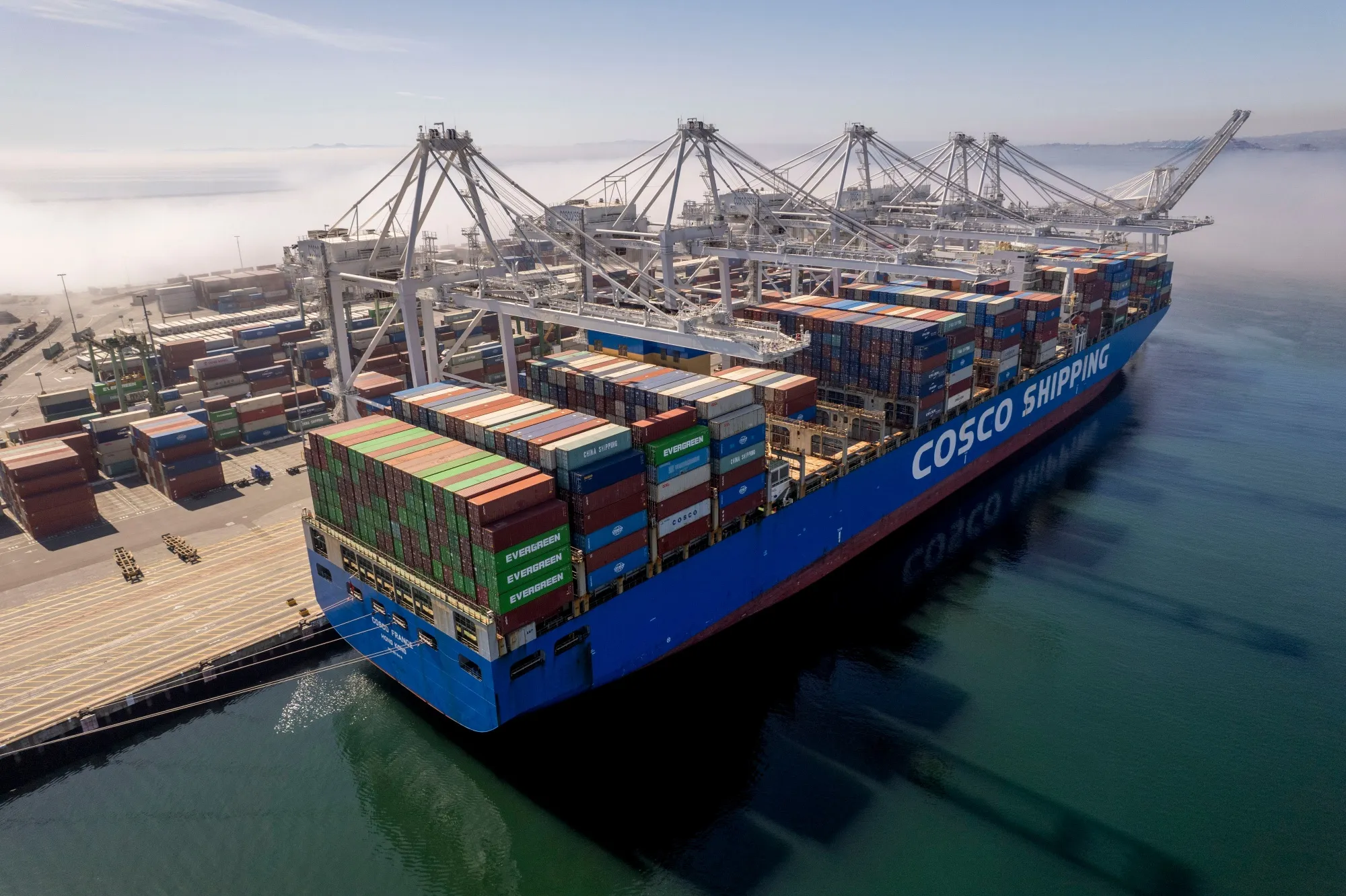 China Cosco Shipping&nbsp;is asking to have veto rights or equivalent powers in the entity taking over the 43 ports.
