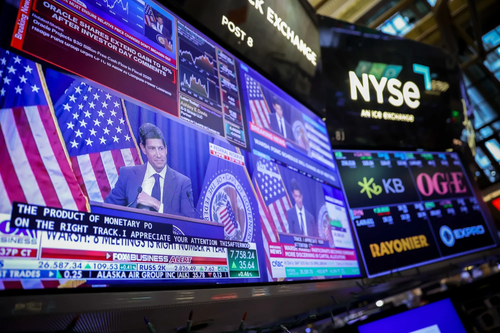 Stocks Edge Higher After Fed as Oracle Surges 11%: Markets Wrap