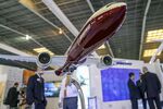 A model of a Boeing Co. 777 aircraft.