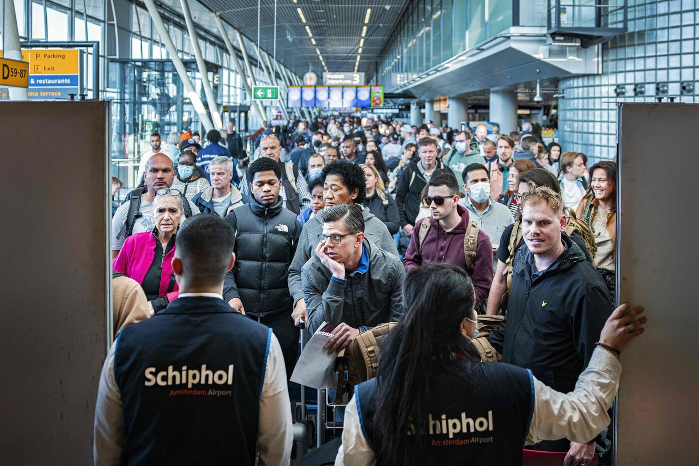 NETHERLANDS-TRANSPORT-LABOUR-STRIKE-AIRPORT