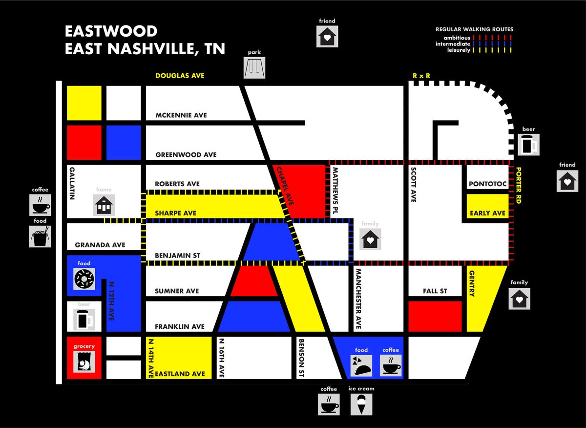 Walking Routes In My Neighborhood Coronavirus Maps Show How The Pandemic Reshaped Our World And Homes