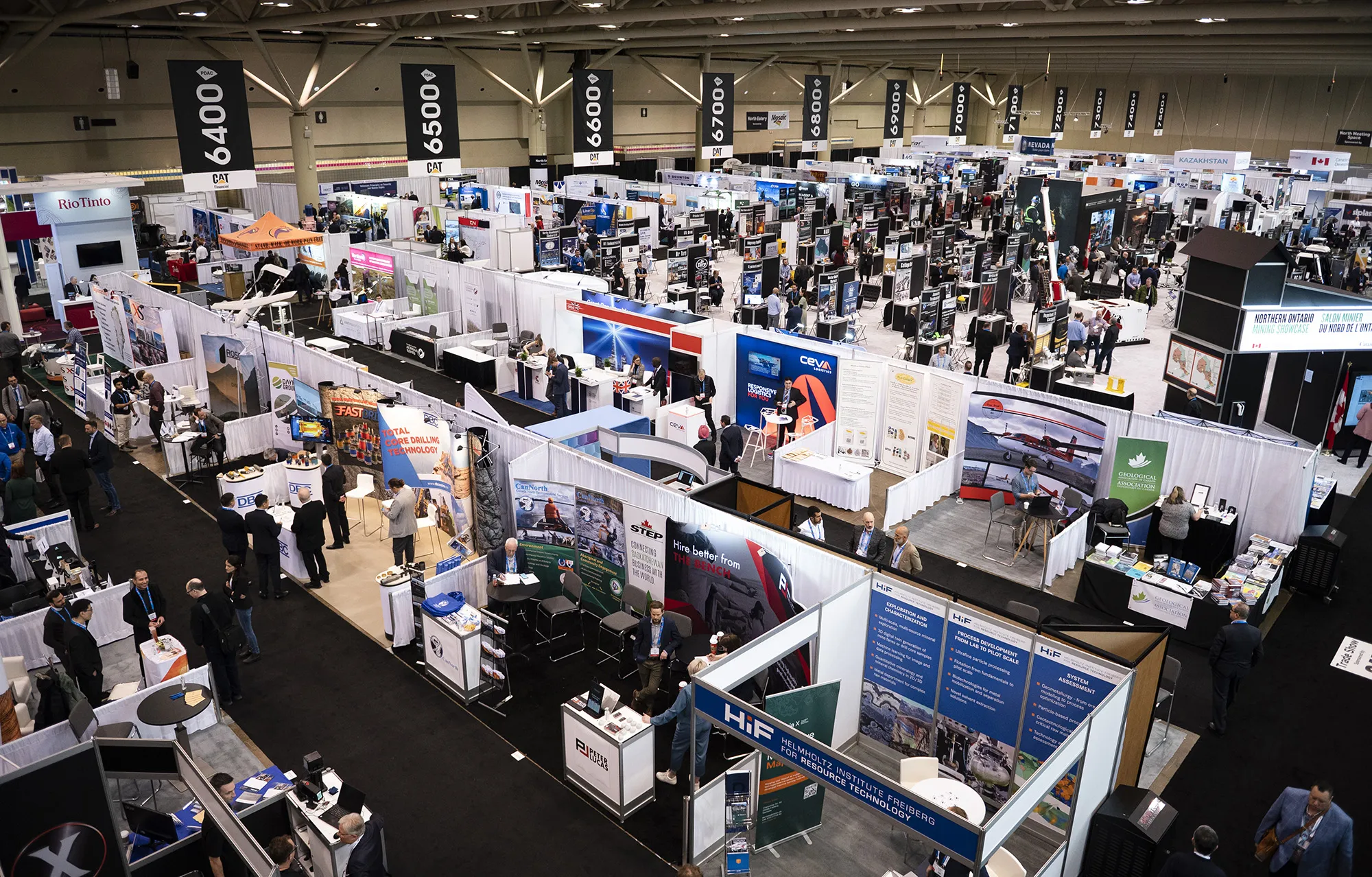 The exhibition floor at a&nbsp;conference in Toronto.
