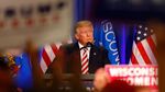 Republican presidential nominee Donald Trump speaks in West Bend, Wisconsin, on Aug. 16, 2016.
