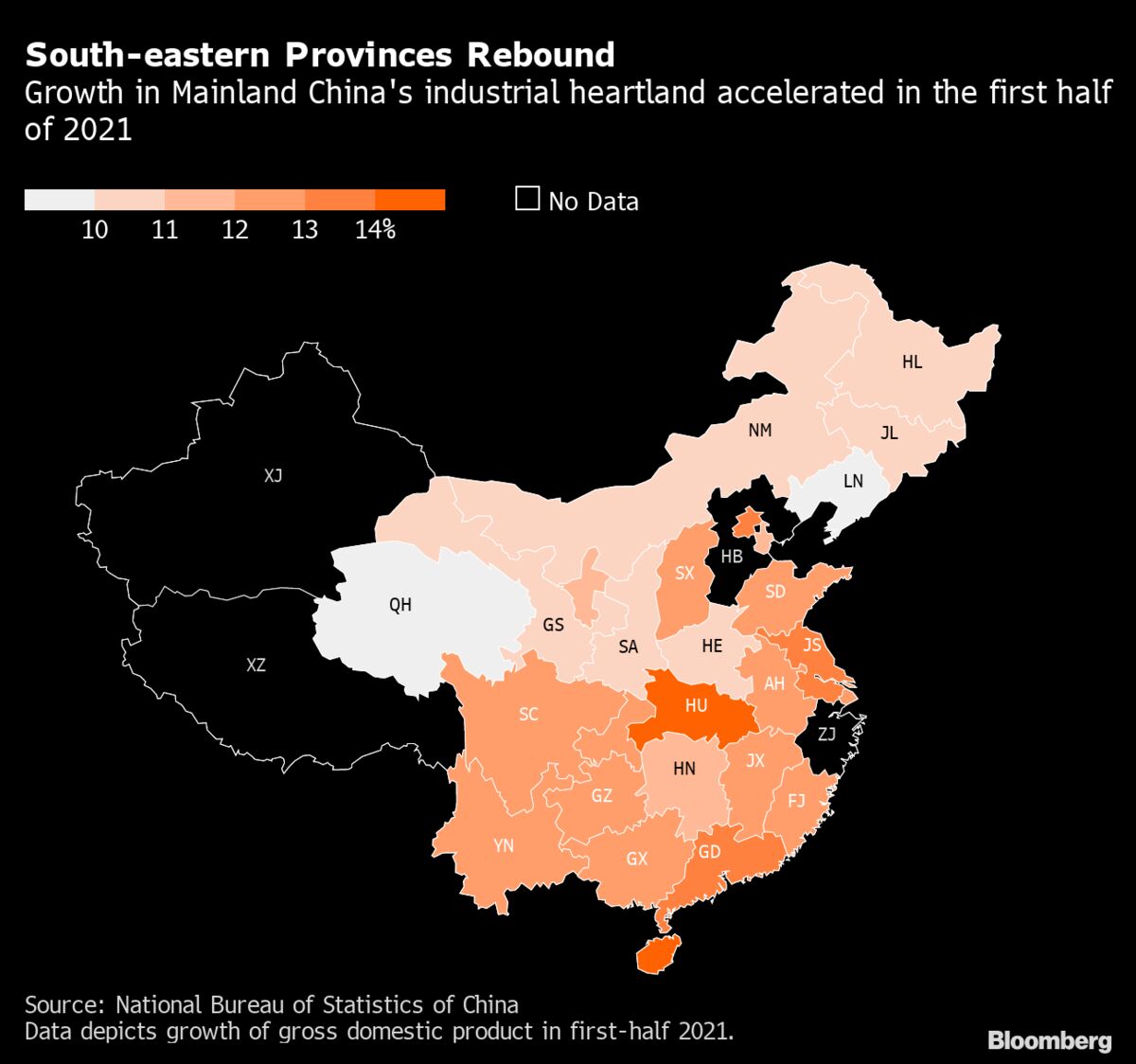 China’s Export Boom Helps To Widen Regional Growth Gap - Bloomberg