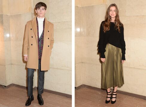 Models wearing Fall/Winter '16 during Club Monaco's presentation, which is available now.