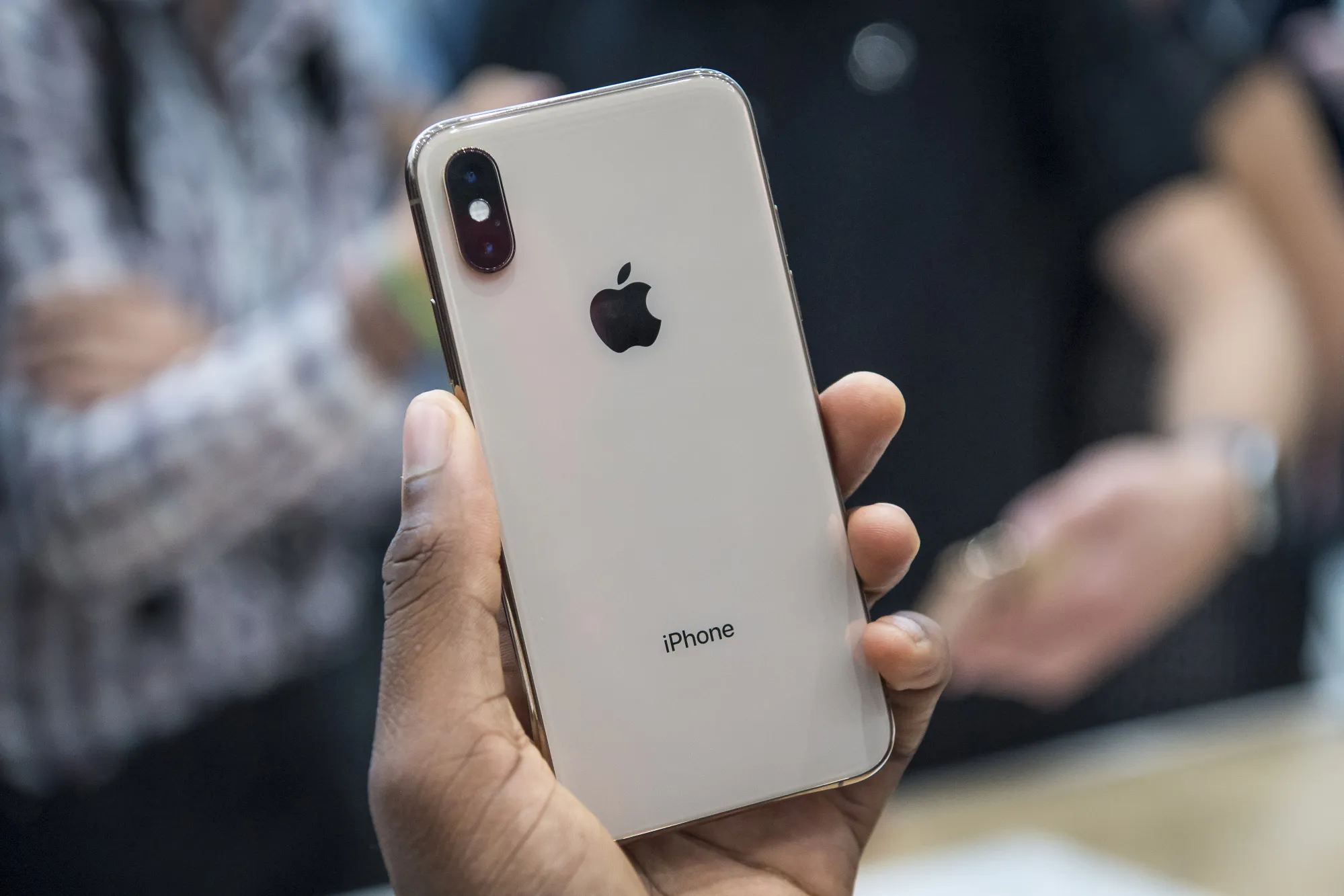 An Apple Inc. iPhone XS smartphone in&nbsp;California, on Sept. 12, 2018.&nbsp;