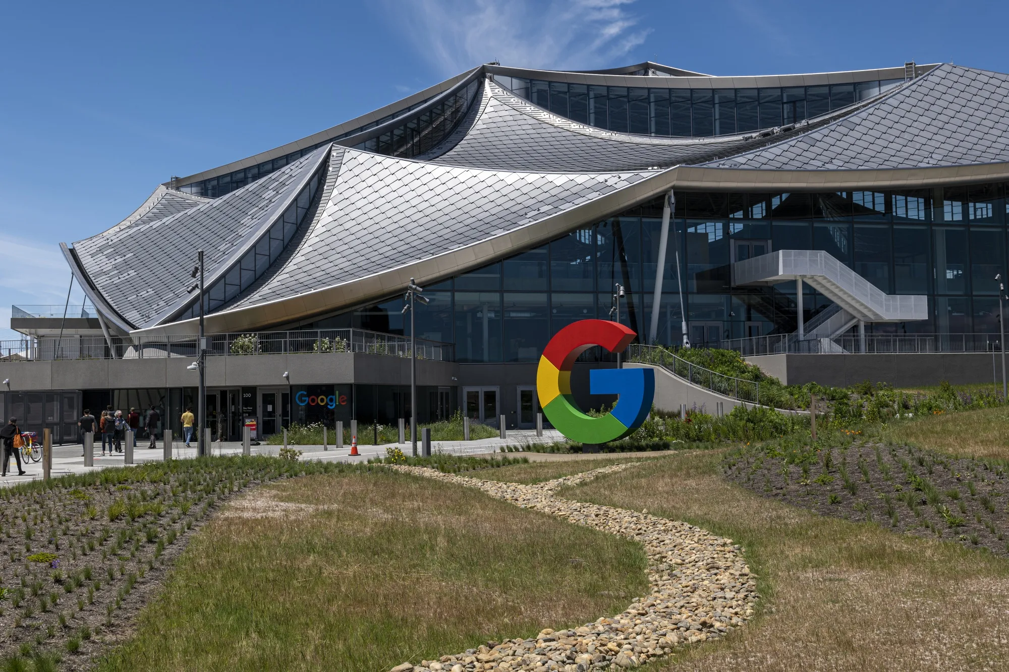 Google's Bay View campus in Mountain View, California.