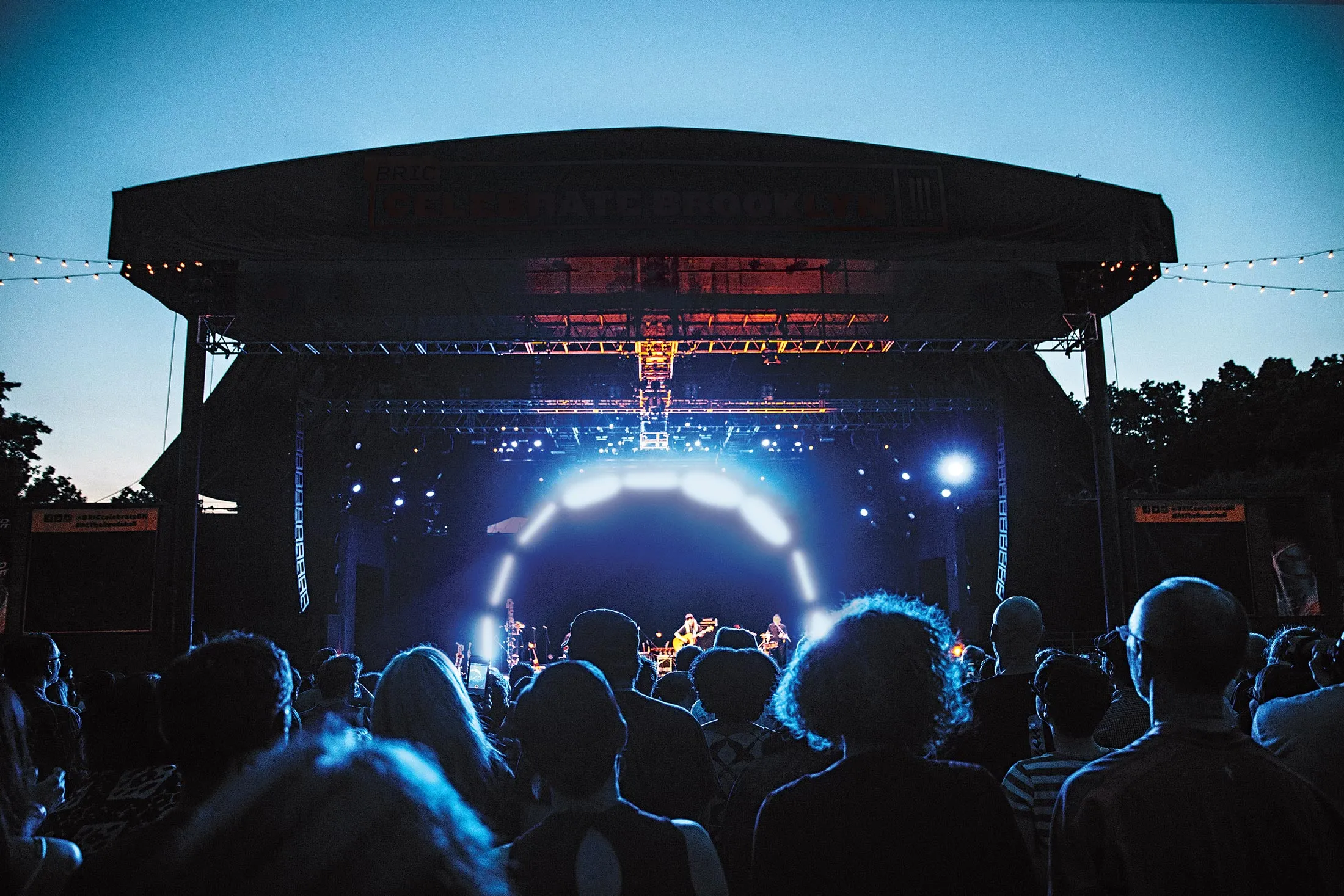 The Violent Femmes light up Prospect Park as part of the Celebrate Brooklyn! Festival.
