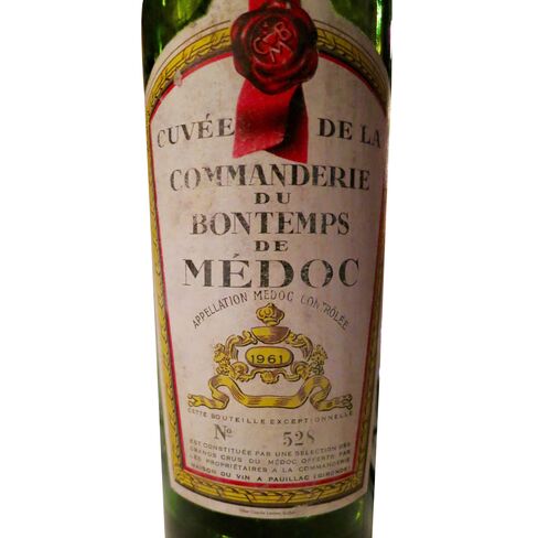 1961 Cuvee de la Commanderie du Bontemps Bordeaux Rouge