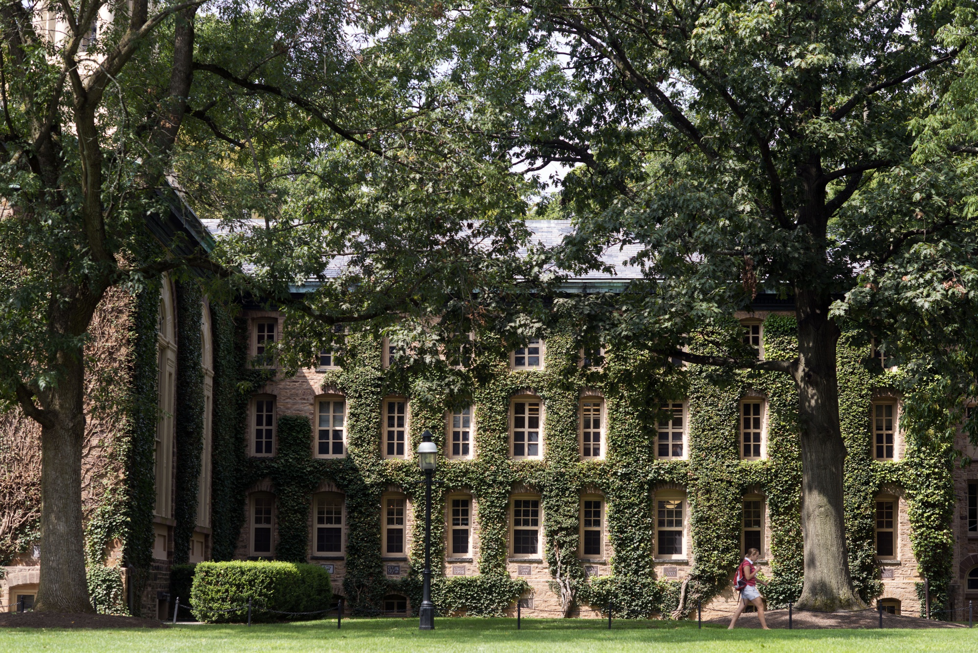 The Princeton University campus in Princeton, New Jersey.