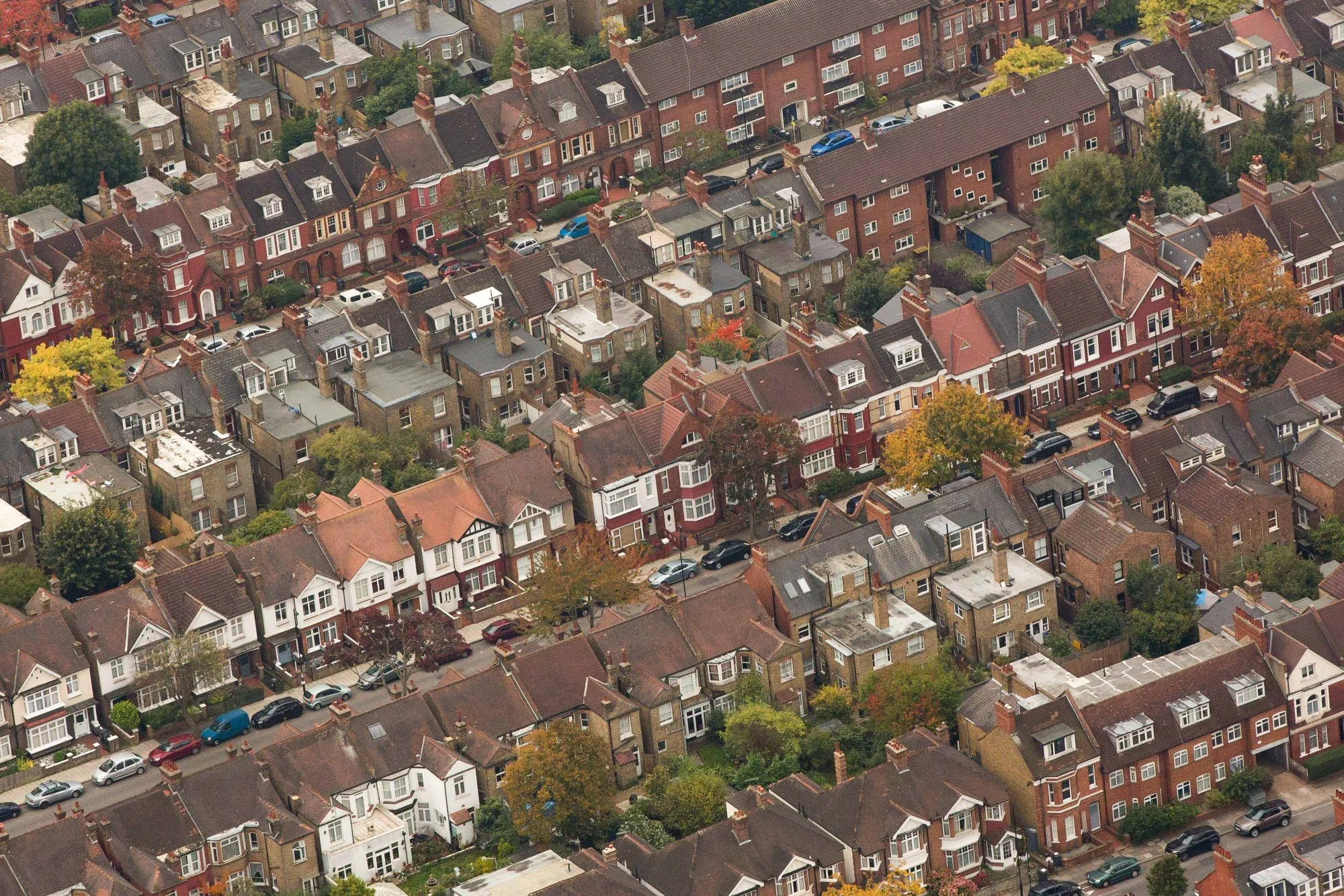 Residential housing in London.
