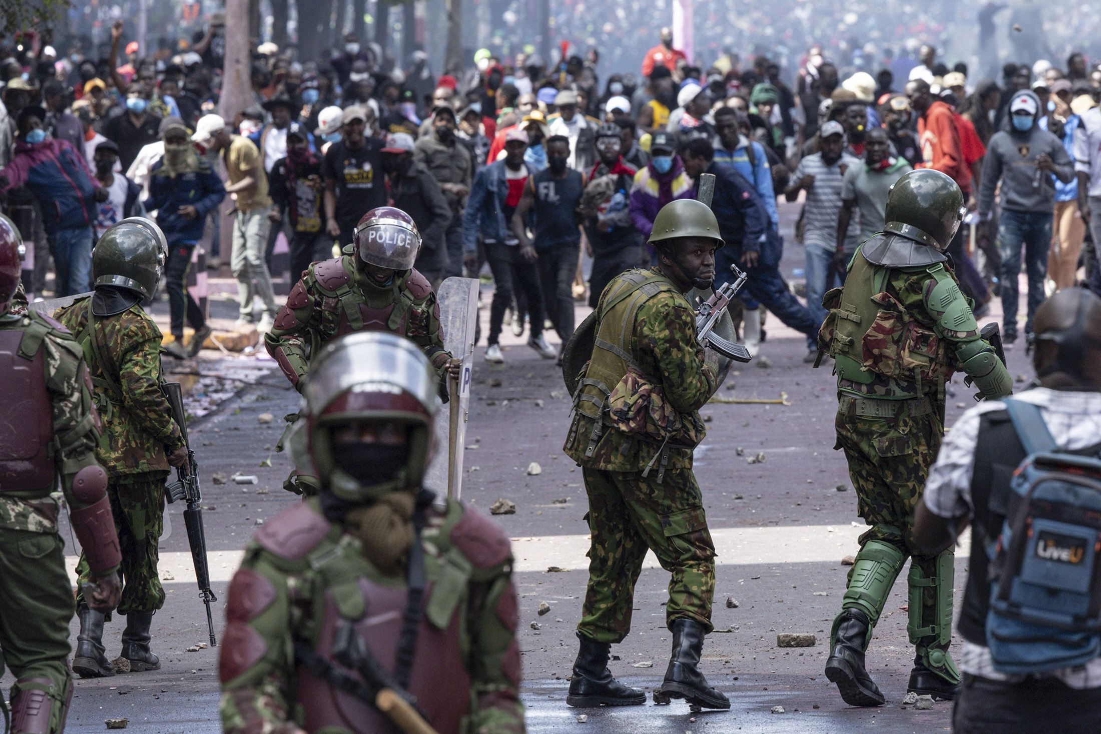 Kenyan President Deploys Military to Halt 'Treasonous' Protests - Bloomberg