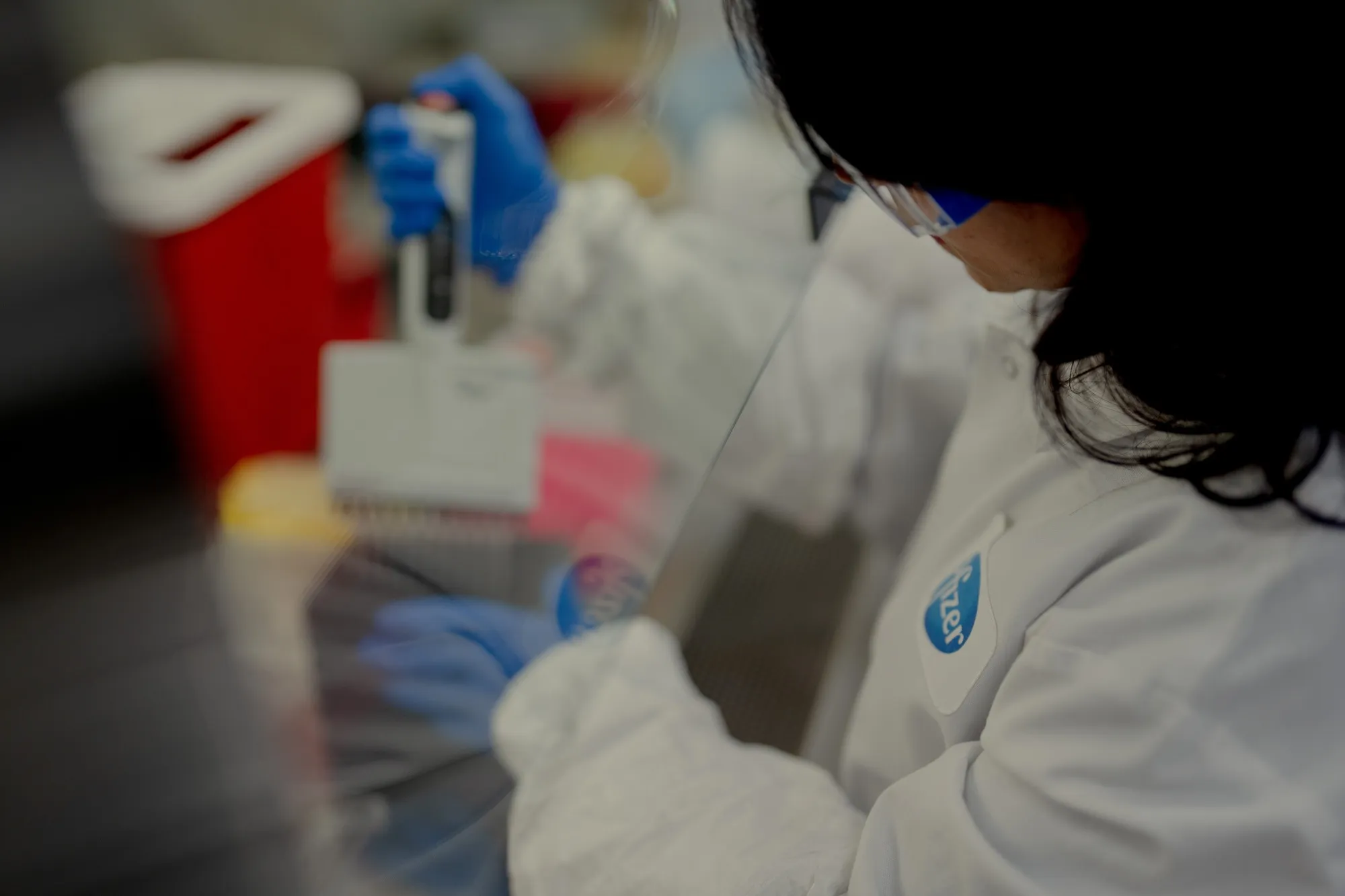 The Pfizer vaccine research and development facility in Pearl River.