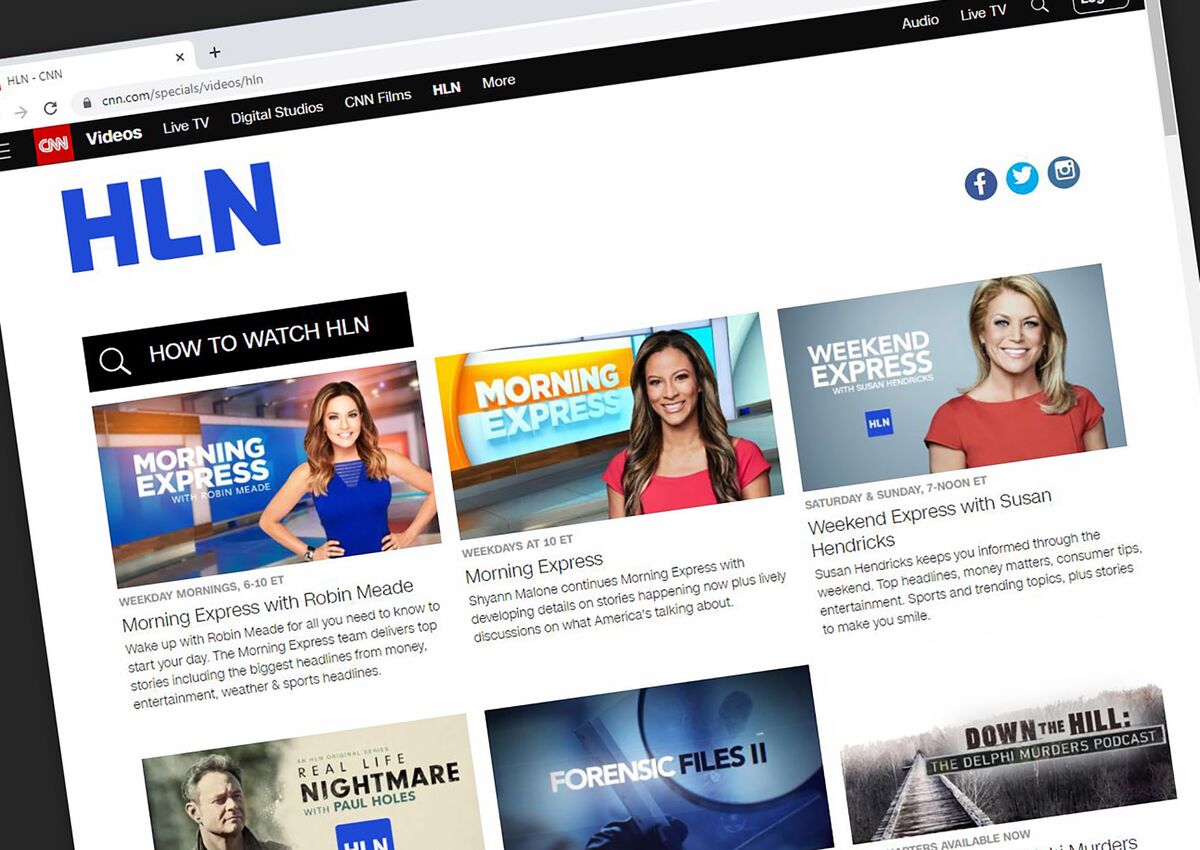 CNN's Sister Network HLN to Stop Airing Live Programming - Bloomberg