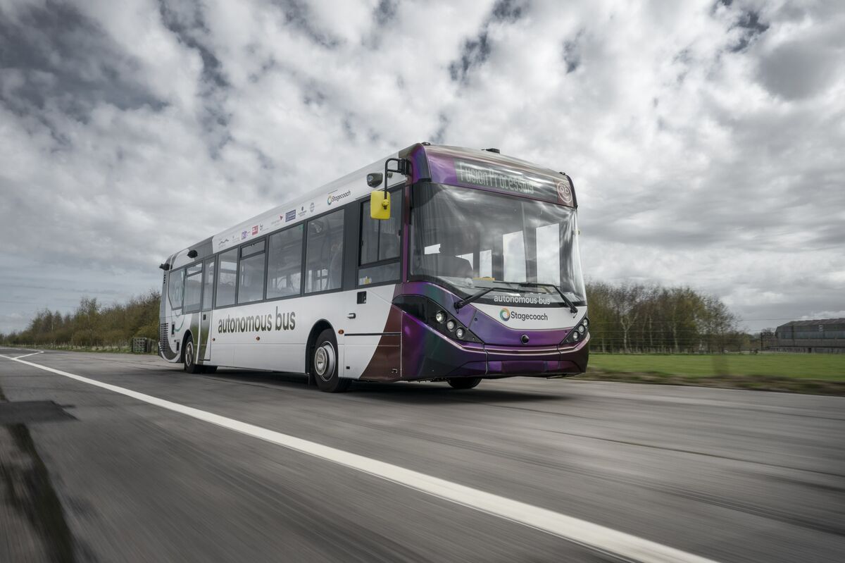 World's first full-sized, self-driving bus service
