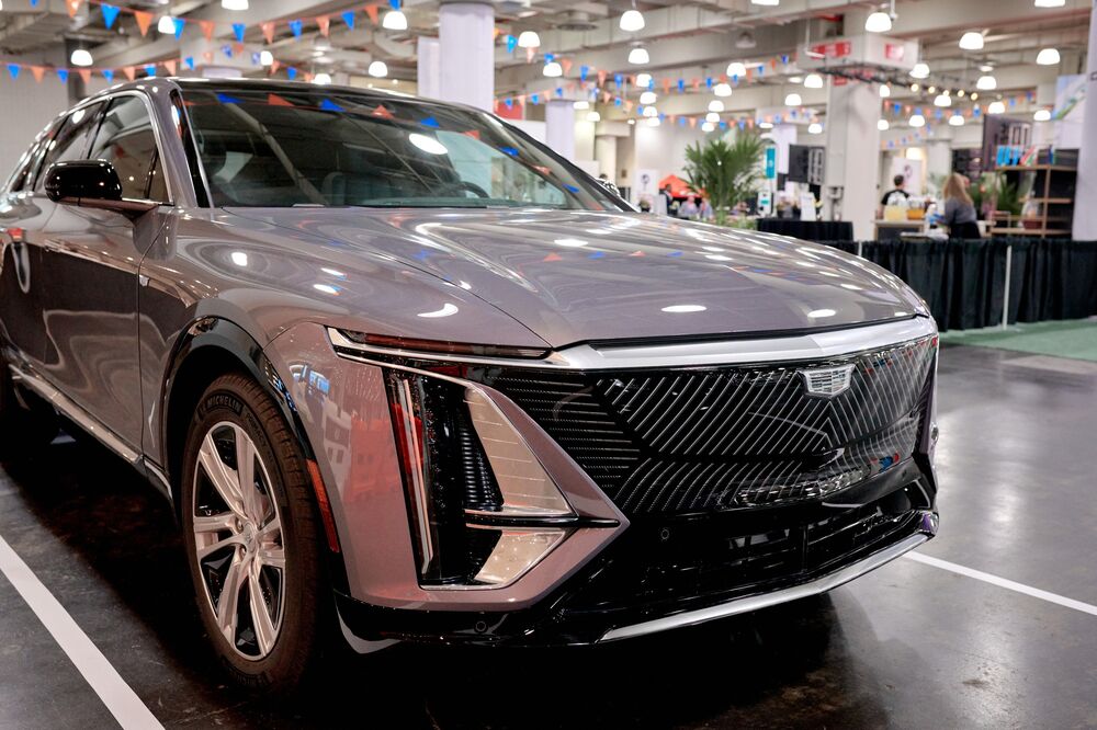 A 2024 Cadillac Lyriq at the 2024 New York International Auto Show , March 28, 2024. 