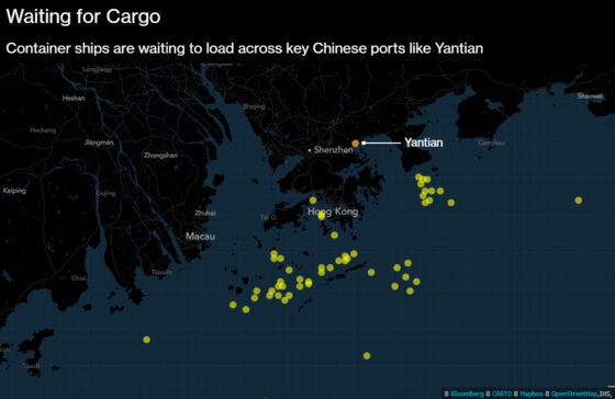 China’s Worse-Than-Suez Ship Delays Set to Widen Trade Chaos