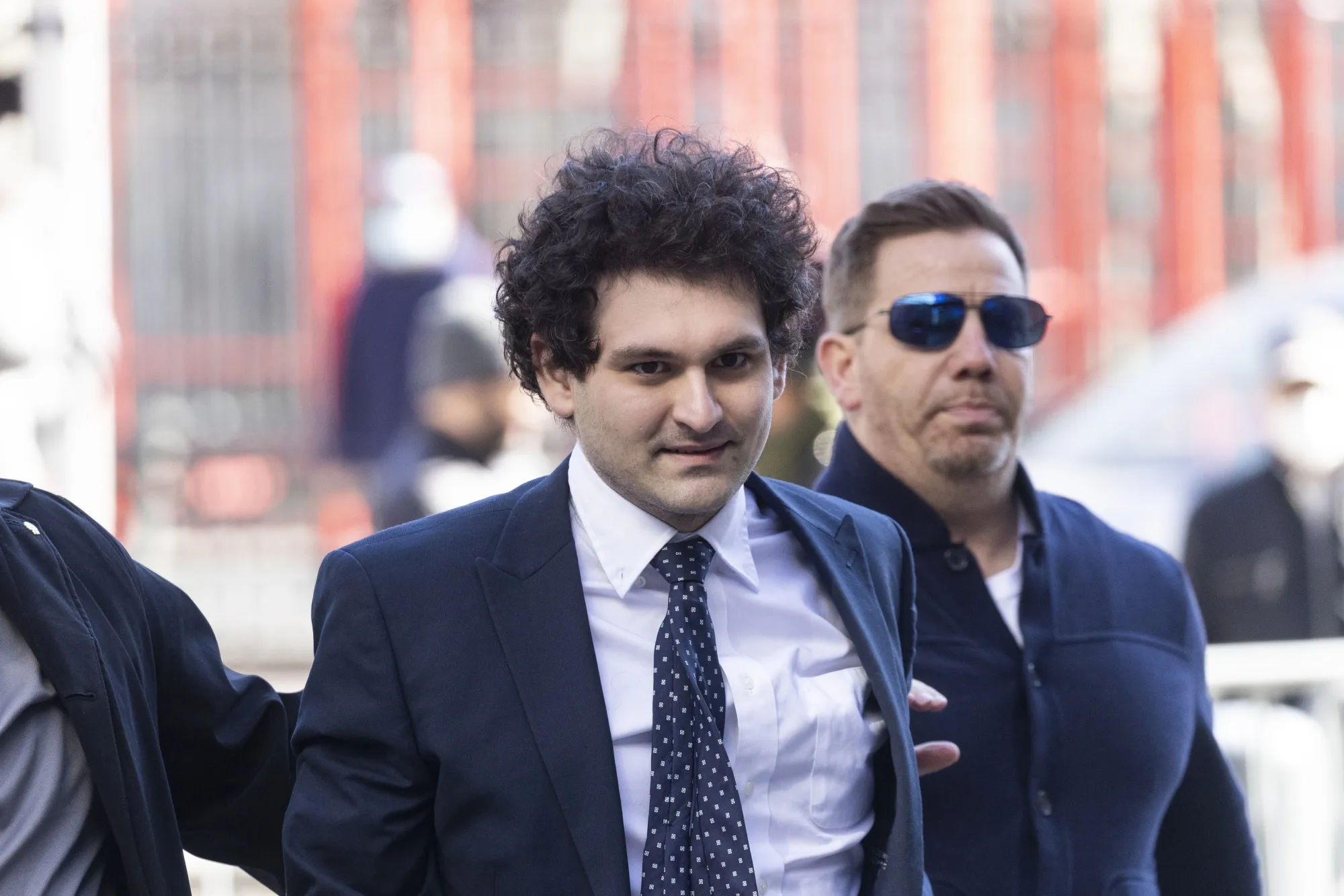 Sam Bankman-Fried arrives at court in New York&nbsp;on&nbsp;March 30.