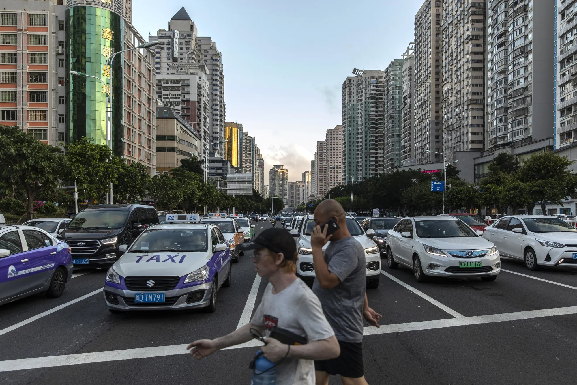 Downtown Xiamen on Aug. 26.
