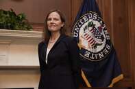 Supreme Court Nominee Amy Coney Barrett Meets With Senators Ahead Of Committee Vote