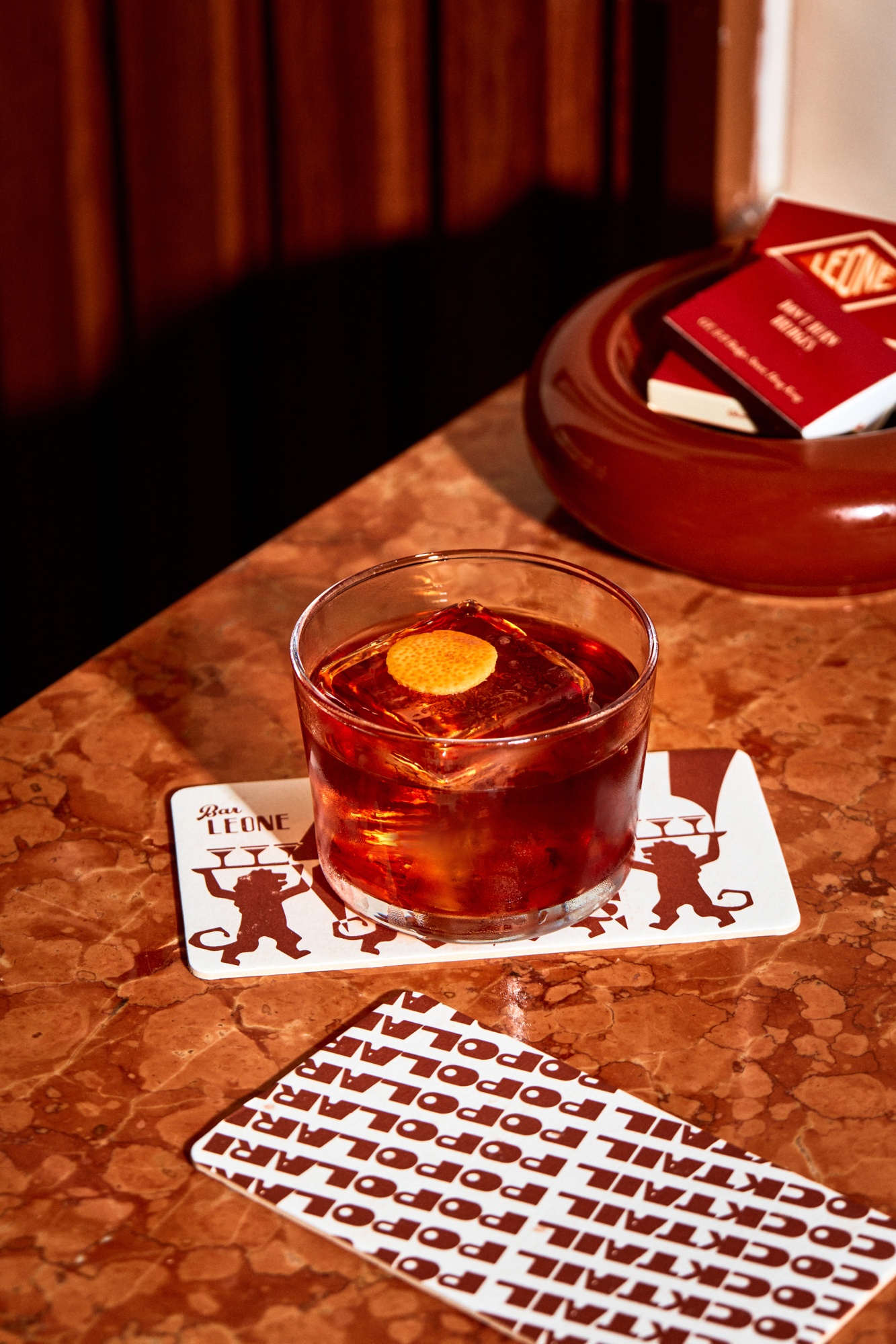 Bar Leone’s fig leaf negroni. Source: Bar Leone