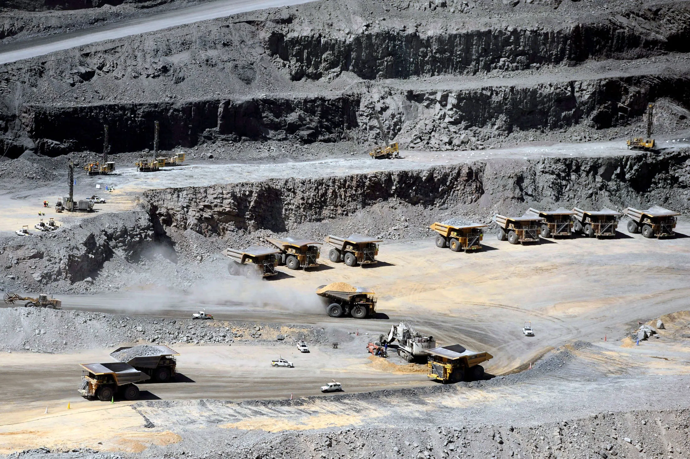 A Debswana diamond mine in Botswana.