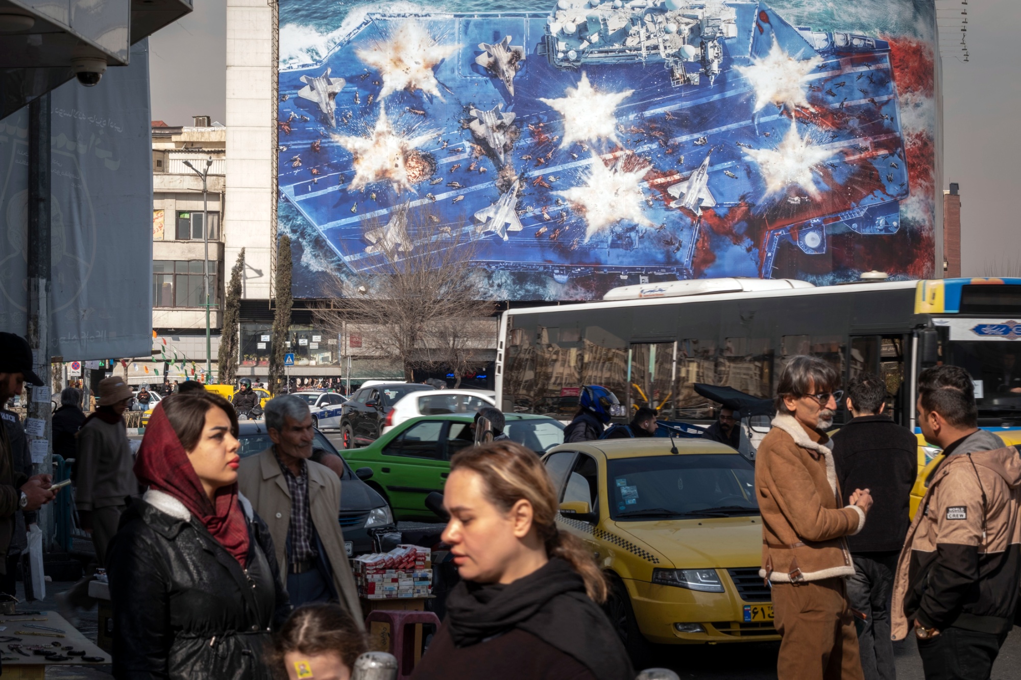 Downtown Tehran. Photographer: Morteza Nikoubazl/Getty Images