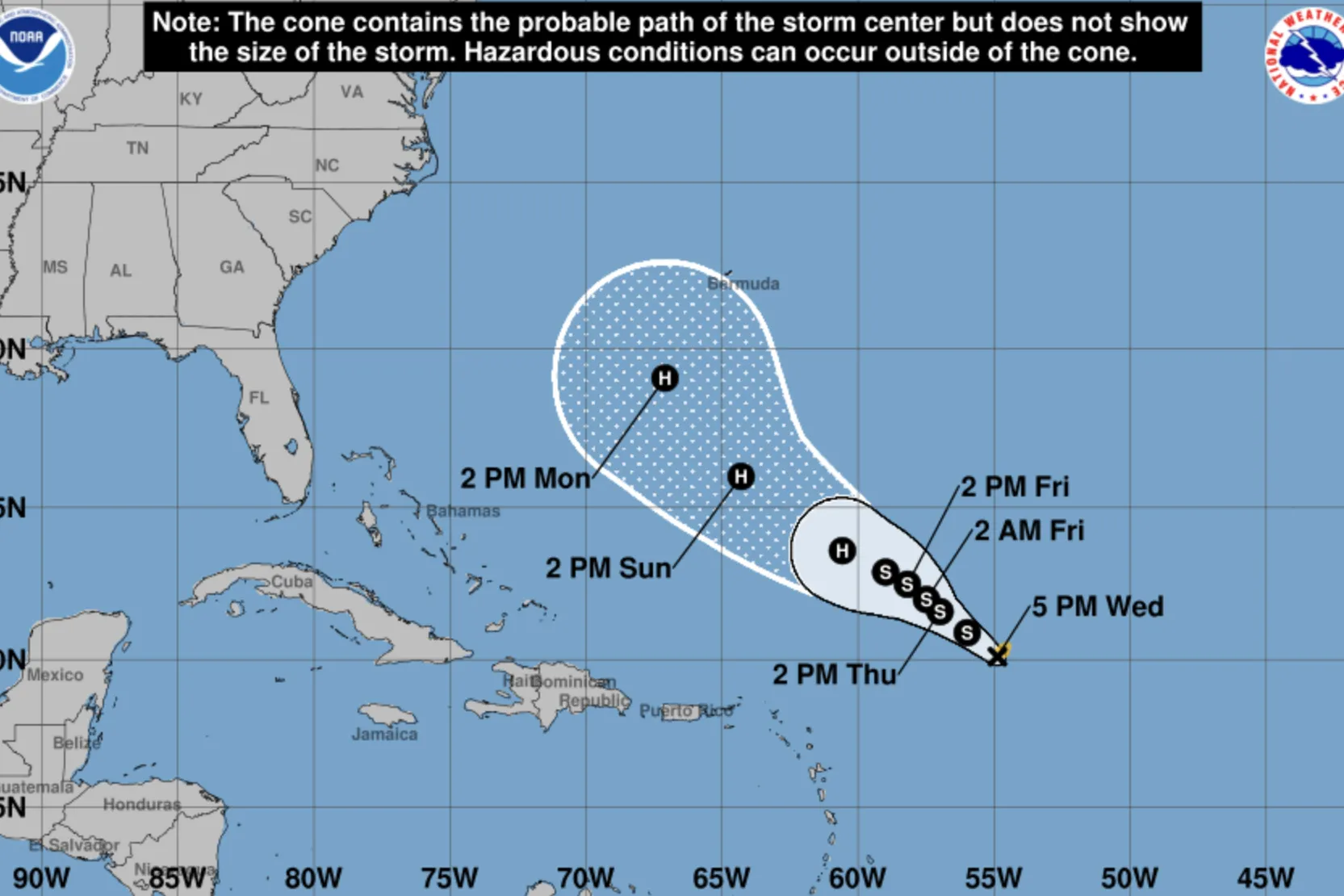 Tropical Storm Humberto Forms, Raising Chance for Twin Systems - Bloomberg