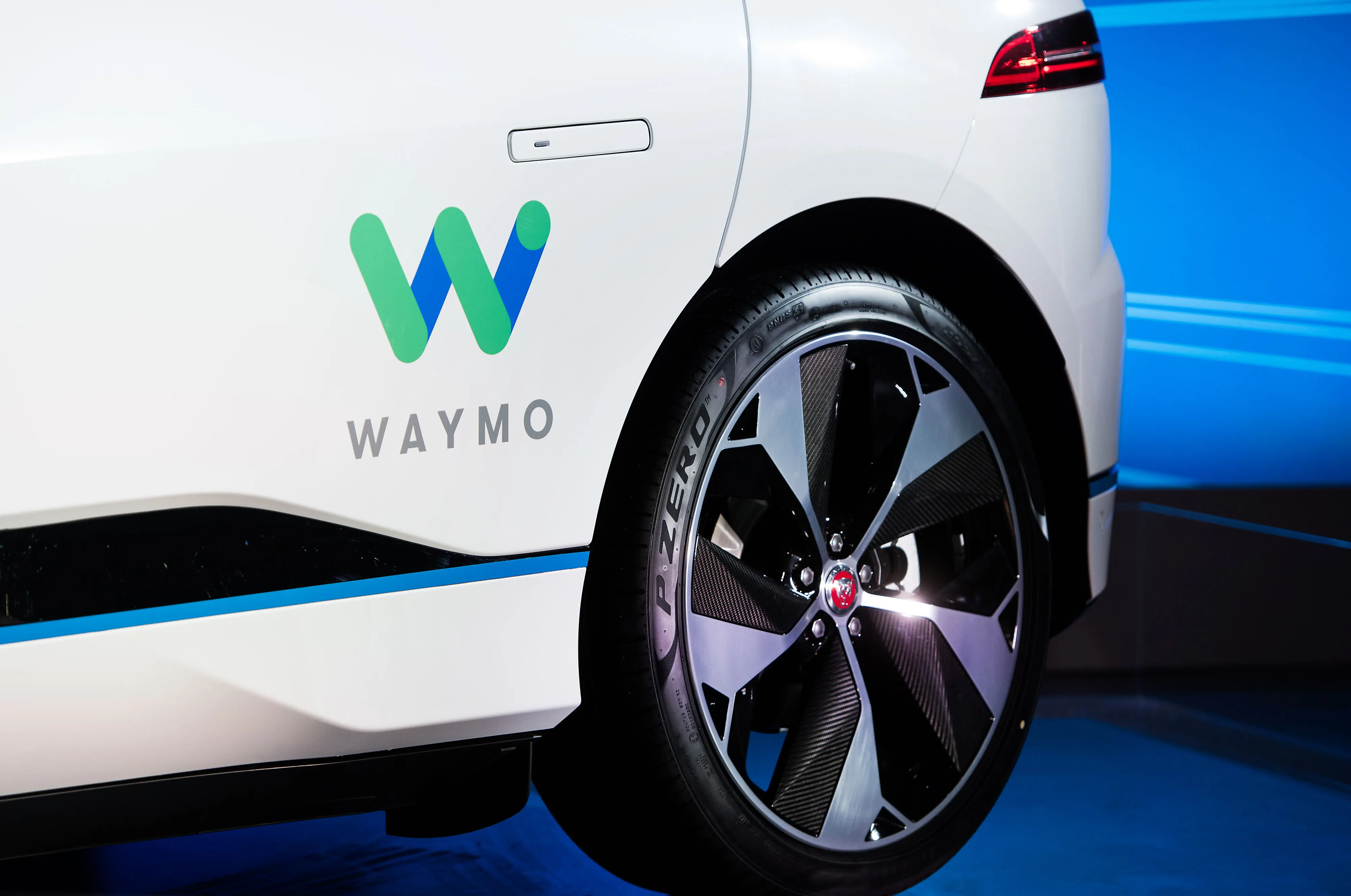 A&nbsp;Waymo autonomous electric vehicle in New York.