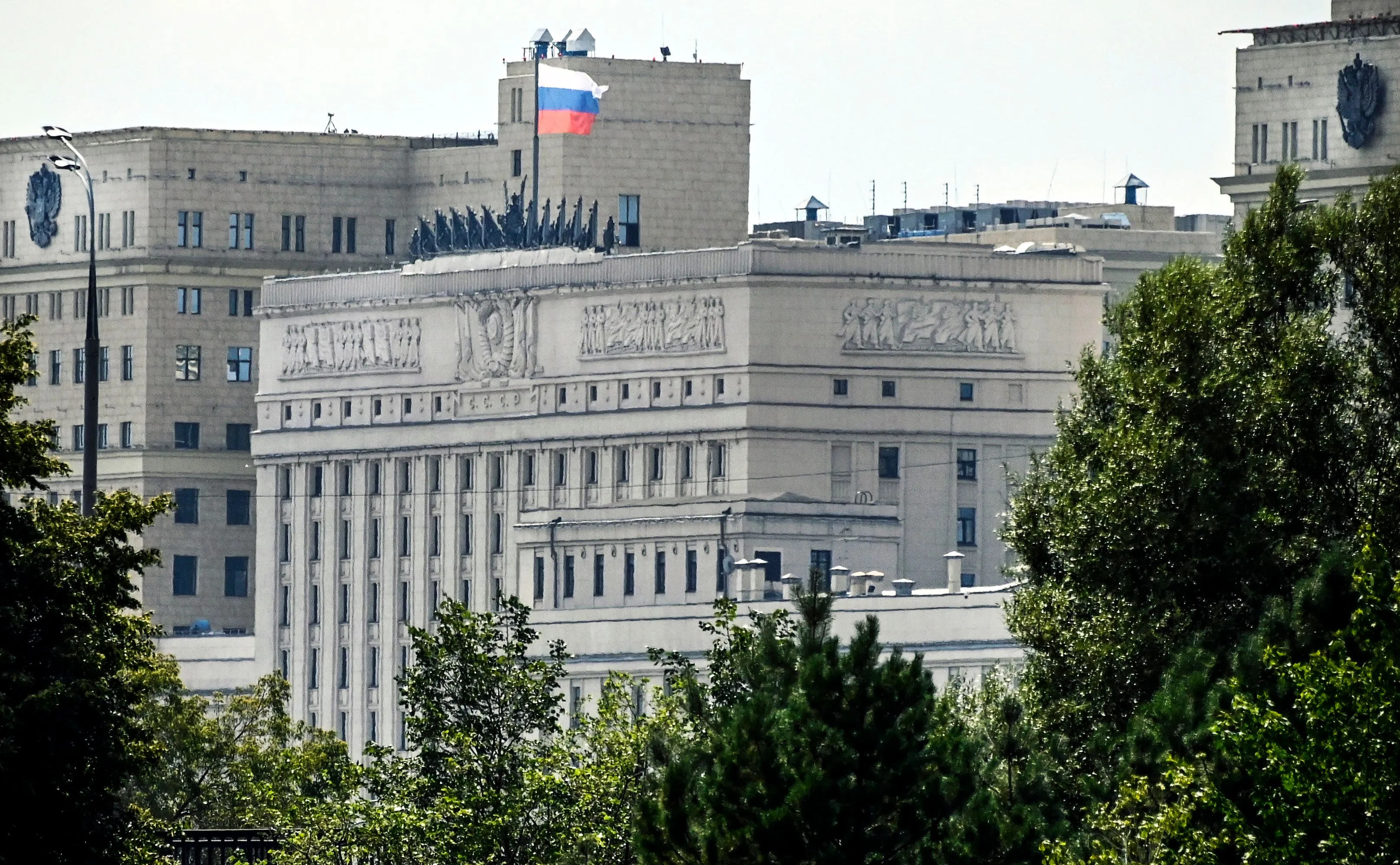 Russian Defence Ministry headquarters in Moscow.