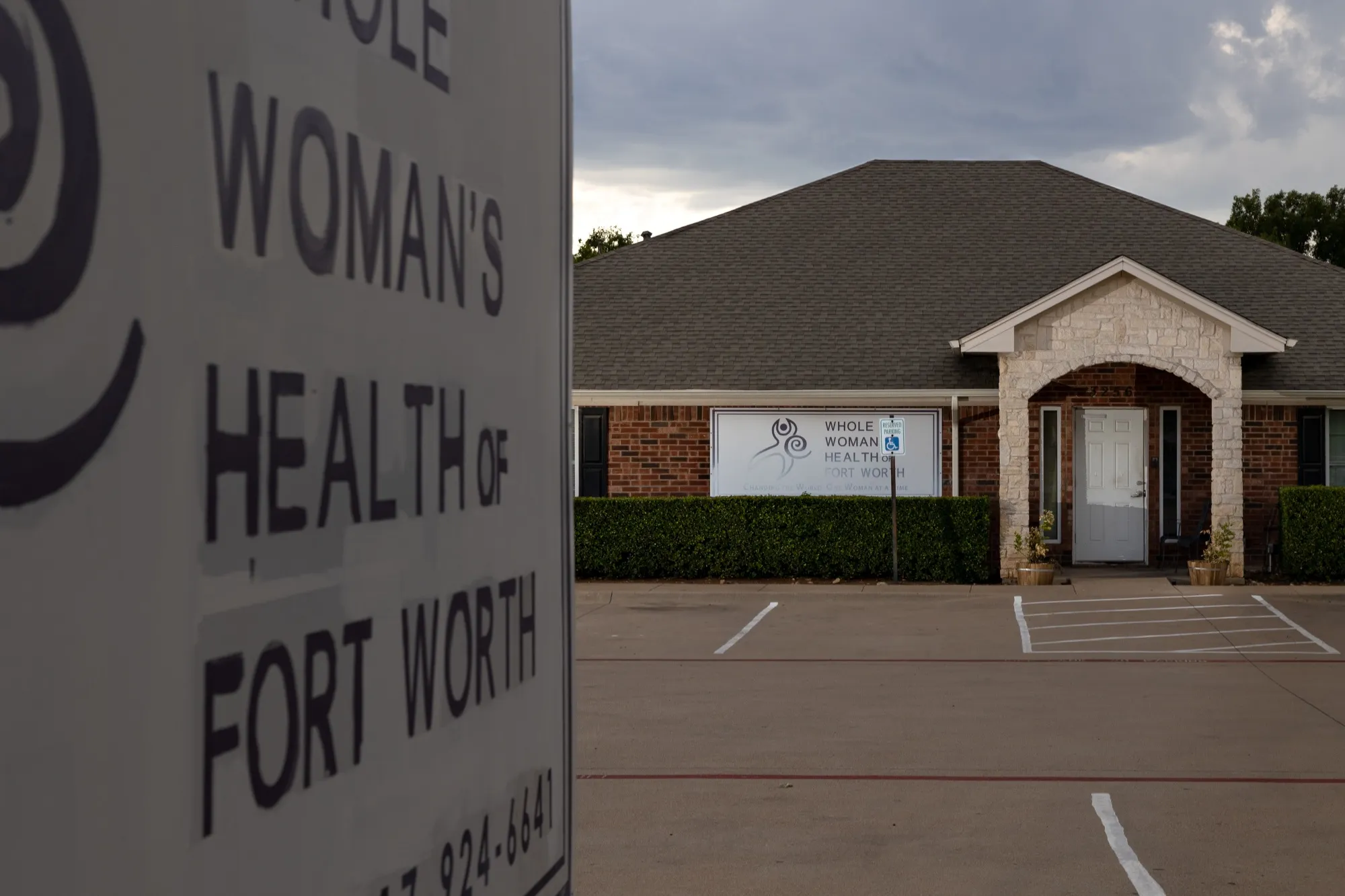 The Whole Woman's Health of Fort Worth clinic in Fort Worth, Texas, US.