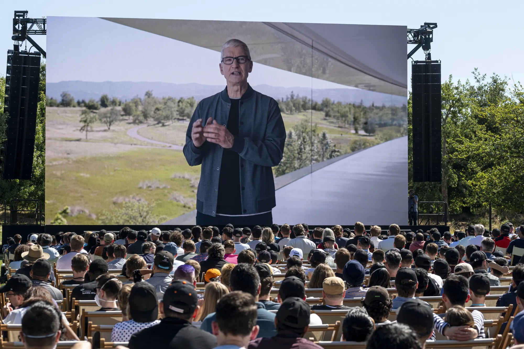 Tim Cook at WWDC 2022