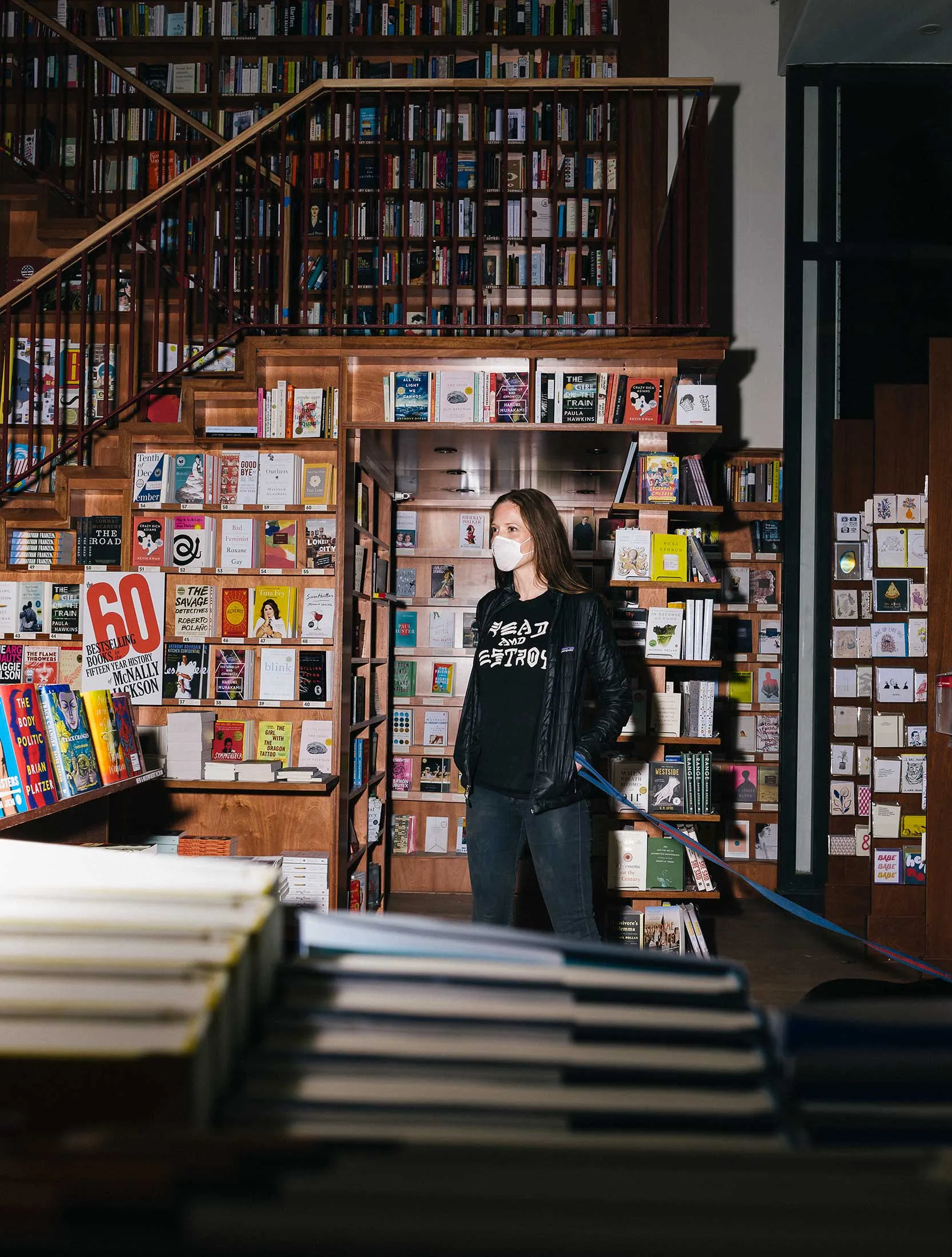 Sarah McNally at her Downtown Brooklyn store.
