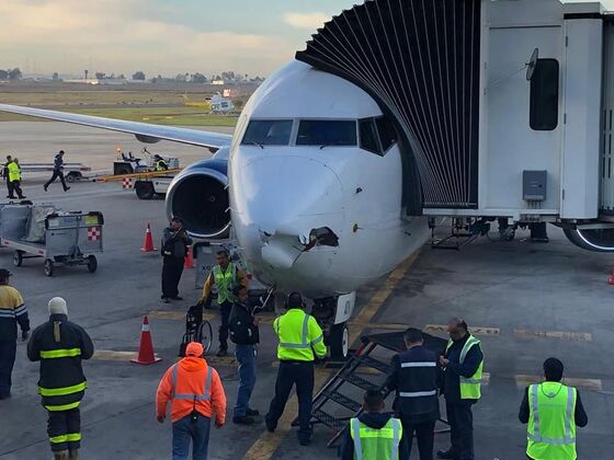 Aeromexico 737 Jetliner Damaged in Possible Midair Drone Strike