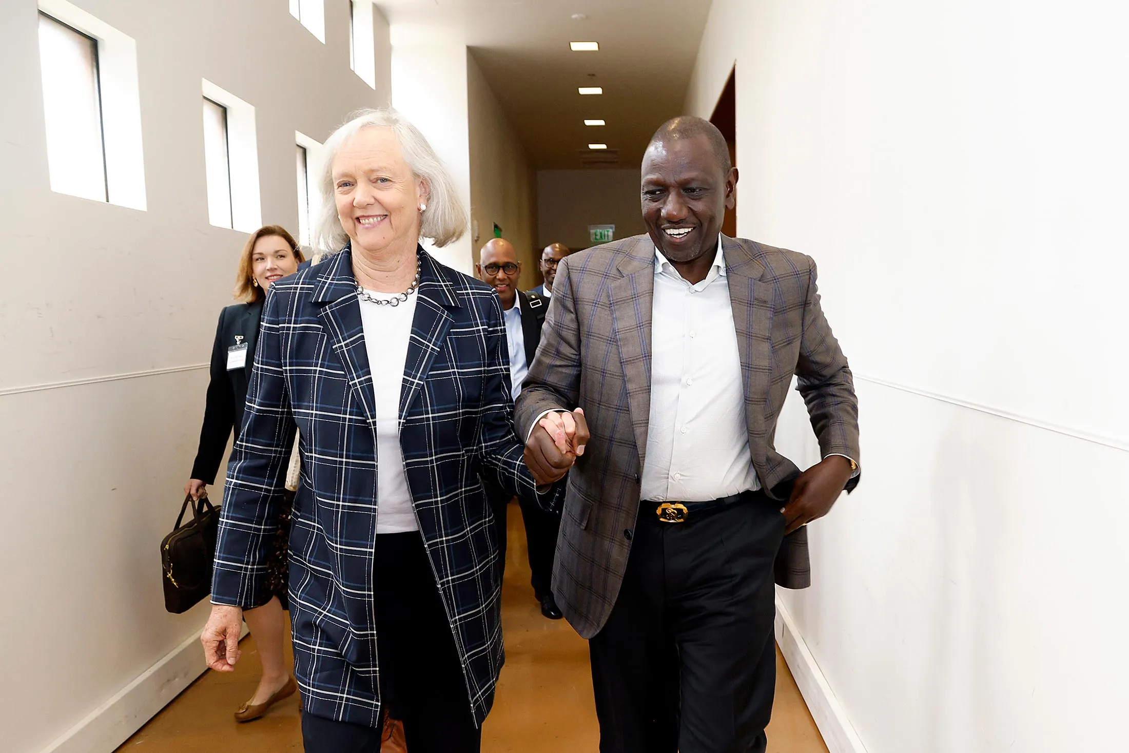 Ambassador Whitman and Kenyan President William Ruto attend the US-Kenya Business Roadshow in San Francisco last year.