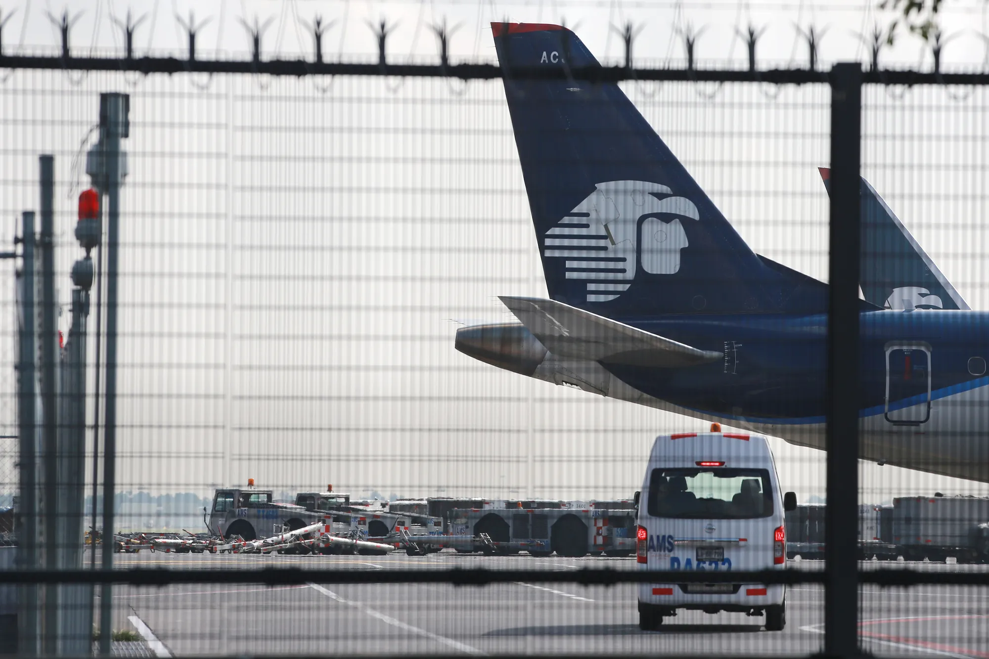 General Views Of Grupo Aeromexico SAB Aircraft And Facilities Ahead Of 2Q Earnings Figures