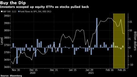 Undaunted Bulls Keep Shoveling Money Into Stocks
