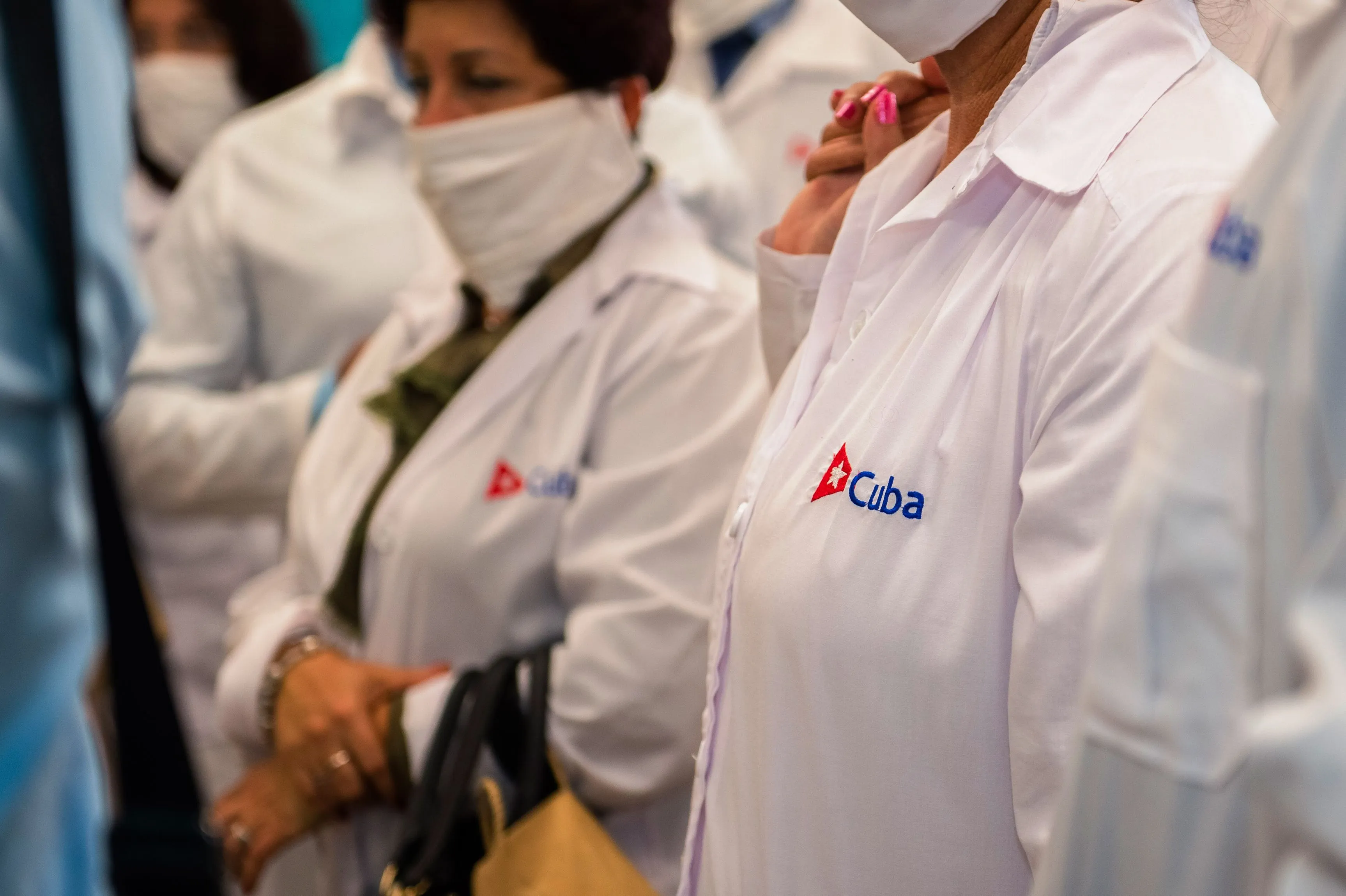 A delegation of Cuban doctors.
