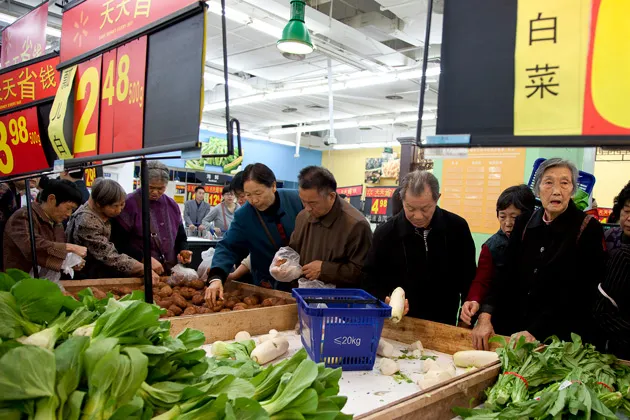 A Wal-Mart store in Chongqing, China