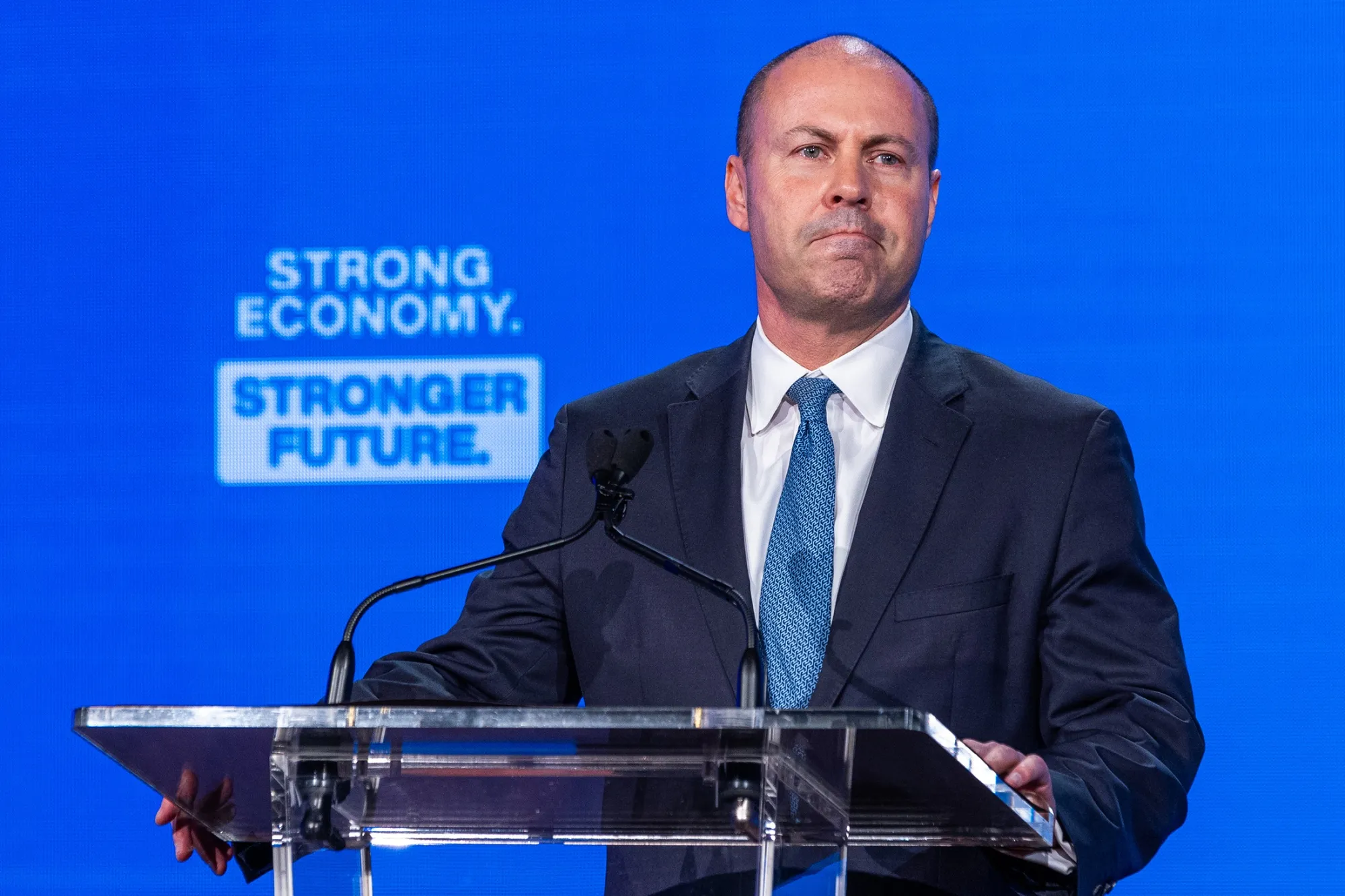 Josh Frydenberg in Brisbane on May 15.