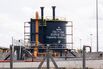 A surge tank at the Dangote Industries oil refinery in Lagos, Nigeria.