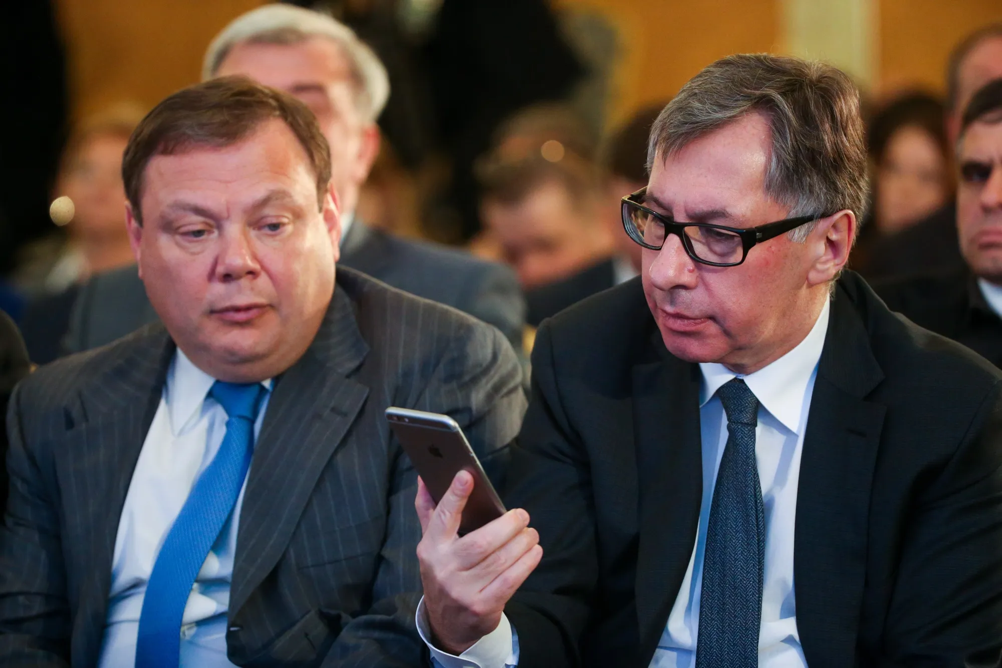 Mikhail Fridman, left, and Petr Aven.