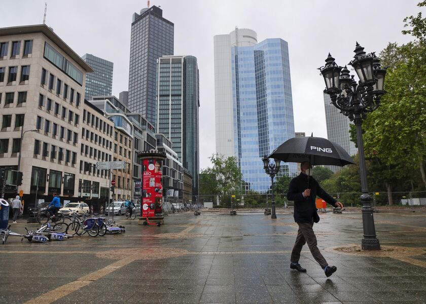 Germany's Financial Capital Prepares For City Workers Return to Office