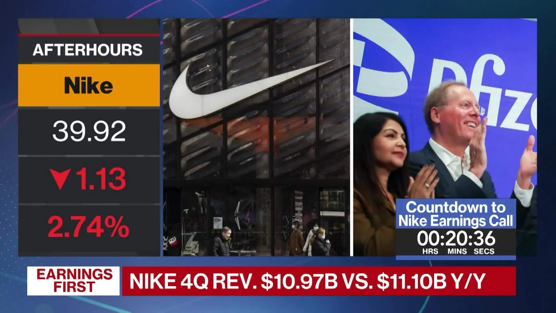 bloomberg.com - Watch Nike Appoints Pfizer CFO as New Finance Chief Amid Industry Experience Questions