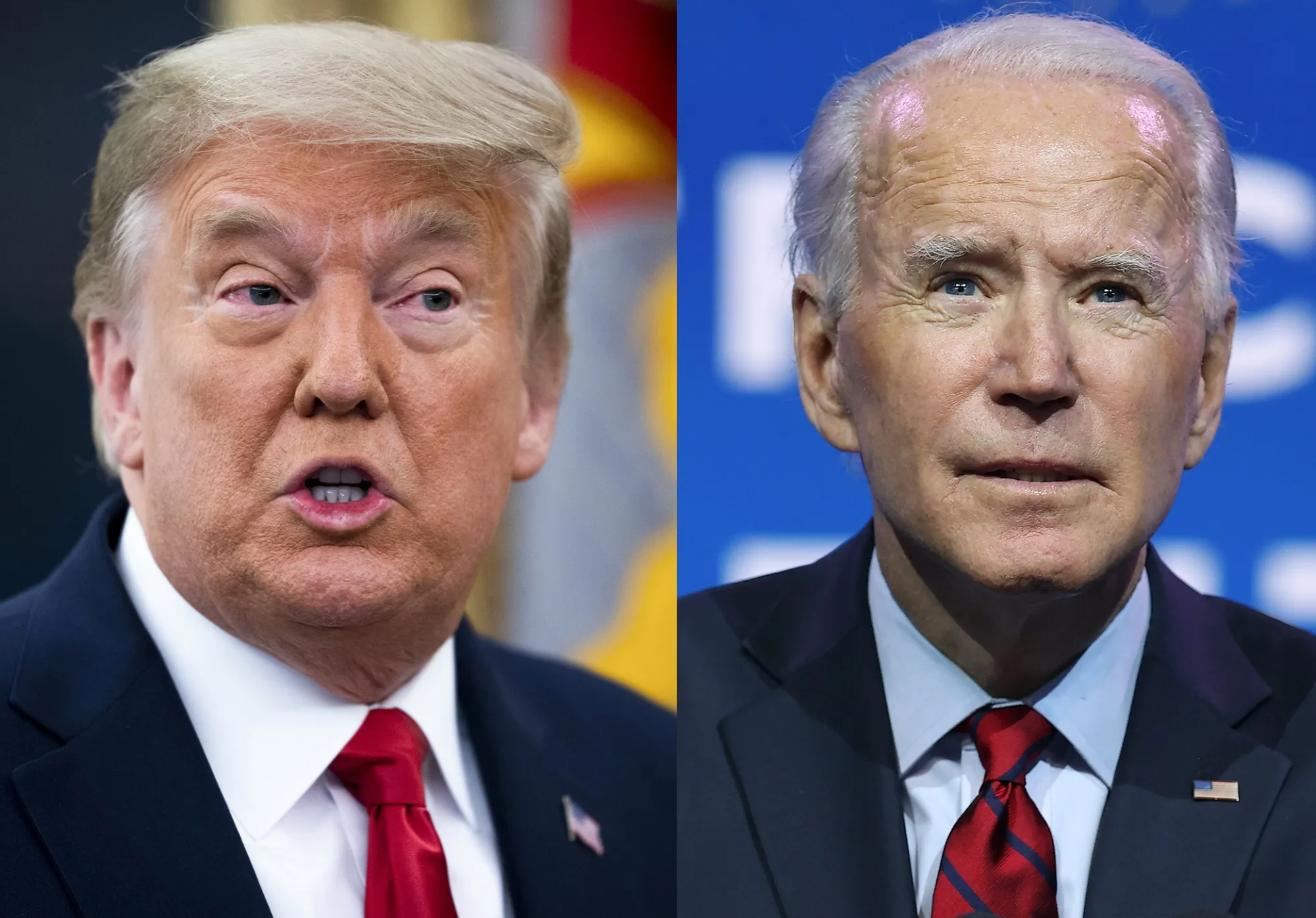 Donald Trump and Joe Biden